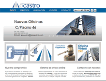 Tablet Screenshot of aocastro.com